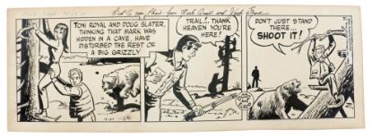 Picture of 1984 Mark Trail Comic Strip Original Art