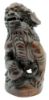Picture of Antique Chinese Carved Wood Foo Dog