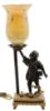 Picture of Antique Japanese Bronze Figural Table Lamp