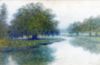 Picture of Louisiana Bayou, with Oak and Cypress Trees by Alexander J Drysdale