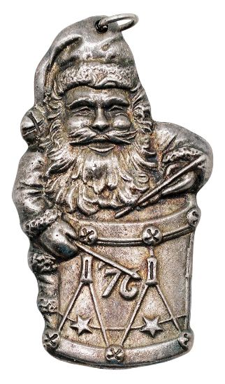 Picture of 1976 Christmas Santa Pendant by International Silver