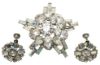 Picture of Vintage Clear Rhinestone Demi Parure by Juliana