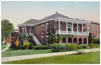 Picture of Vintage Post Card of Winthrop College Infirmary