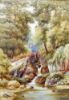 Picture of View in Wales - Framed Watercolor - by Harold Lawes
