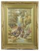 Picture of View in Wales - Framed Watercolor - by Harold Lawes
