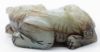 Picture of Chinese Carved Jade Triadic Group of a Foo Dog with Bird and Snake