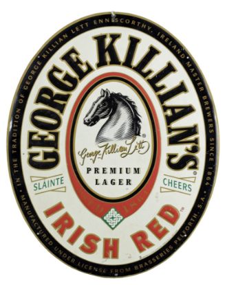 Picture of Vintage George Killian's Red Lager Tin Sign