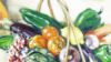 Picture of Still Life with Vegetables - Oil on Linen - by Michel Dureuil
